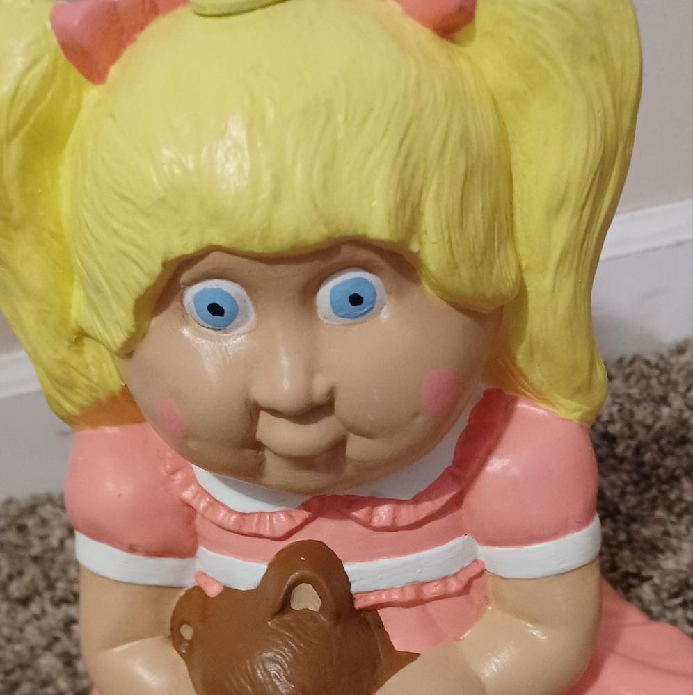 Vintage 1980s Cabbage Patch Kids Doll Lamp